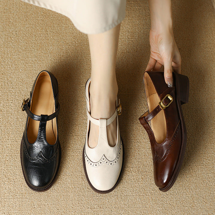 Ysolenne | Mary Janes Elegantes con Tira en T