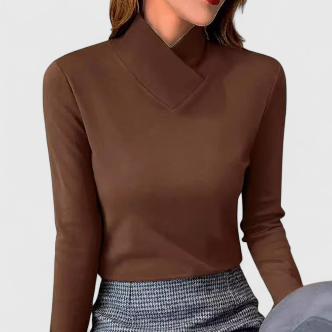 Clair | Ajuste Elegante de Cuello Alto