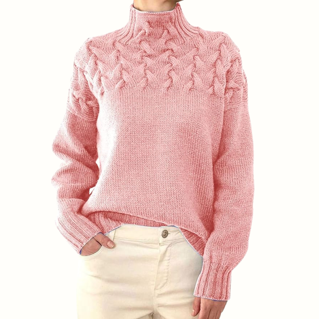 Elena | Cuello Alto Tejido y Cálido