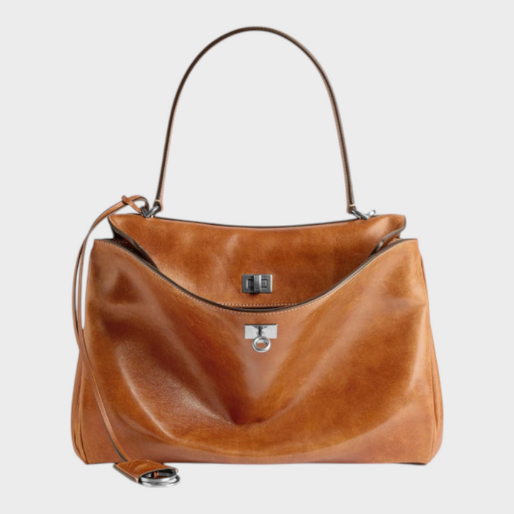 Libby | Sac à main en cuir doux minimaliste et luxueux