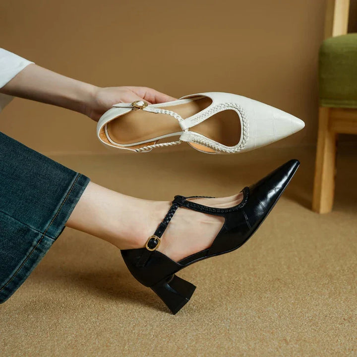 Josephine | Tacones Clásicos de Cuero