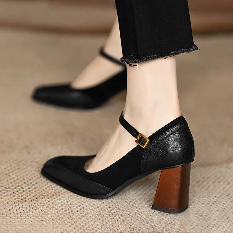 Ellie | Zapatos Clásicos de Cuero