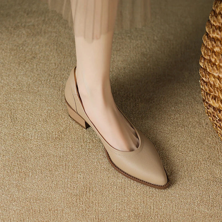 Michela | Chaussures élégantes à talon moyen