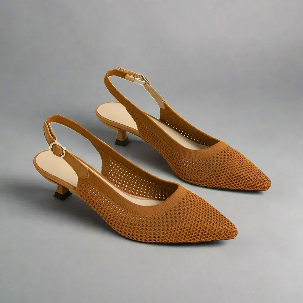 AVELINA MESH HEELS