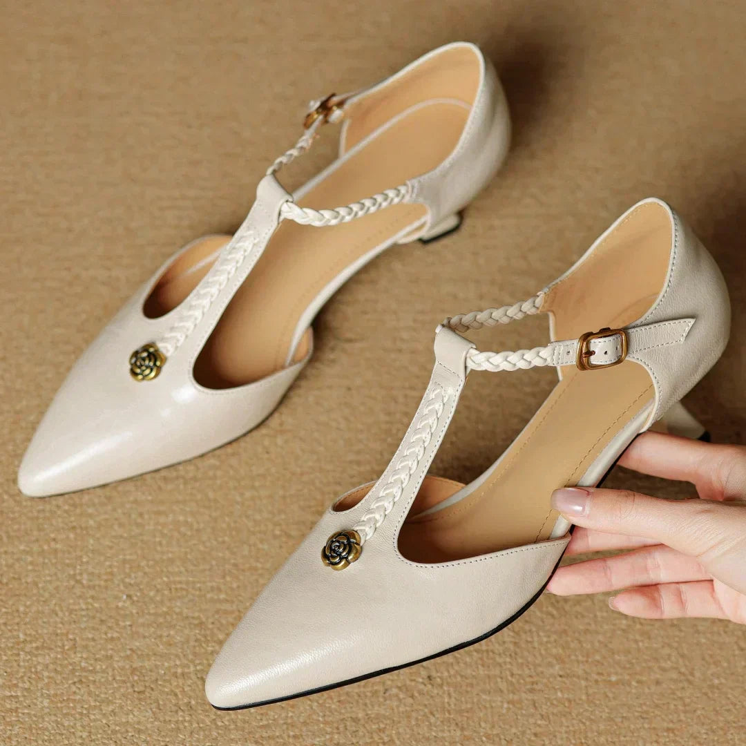 Kathy | Sandalias Elegantes de Cuero
