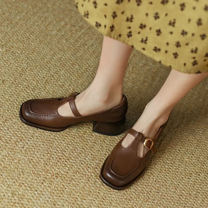 Selvana | Zapatos Elegantes con Correa en T