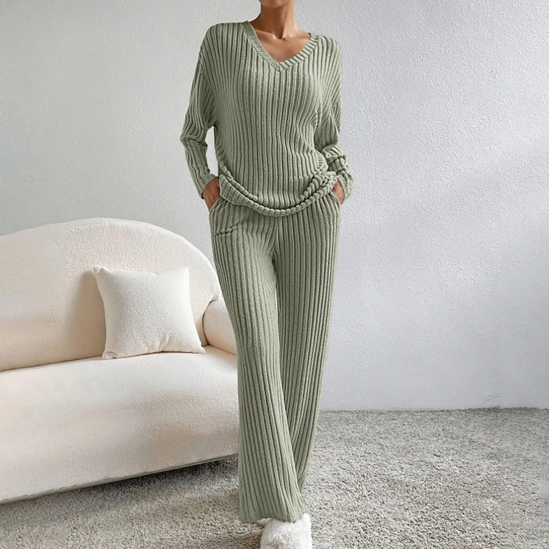 Luna | Strick-Set aus Oberteil und Hose