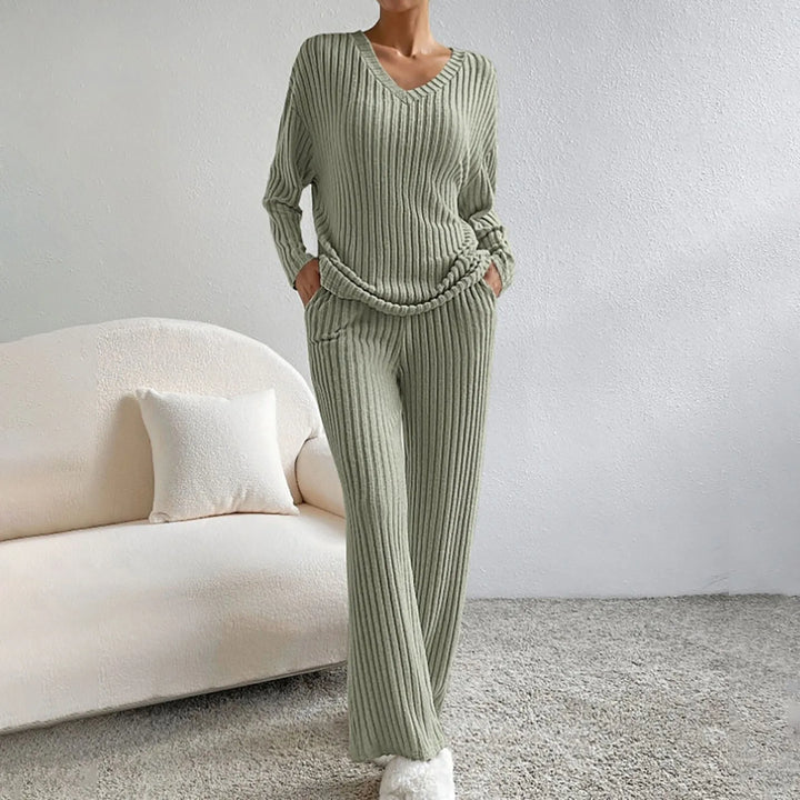 Luna | Strick-Set aus Oberteil und Hose