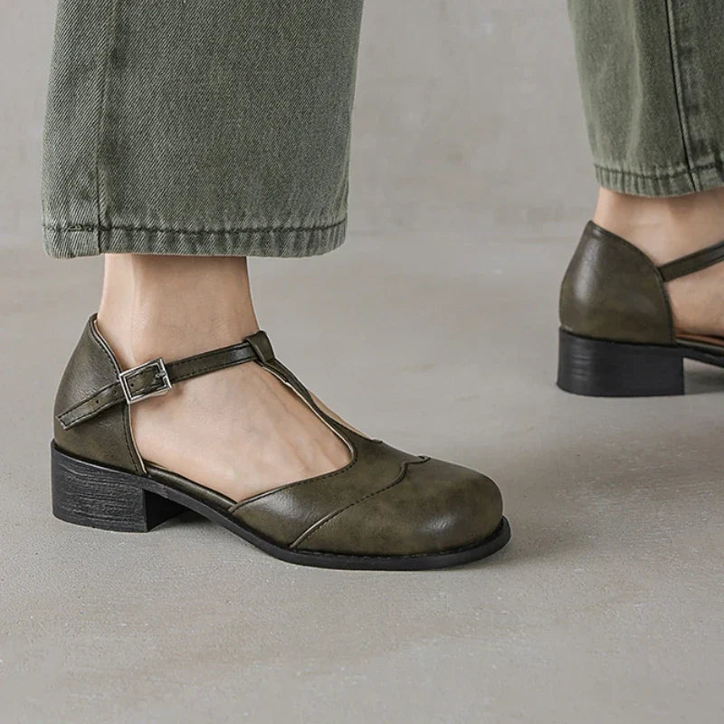 Margaux | Zapatos de Cuero Texturizado