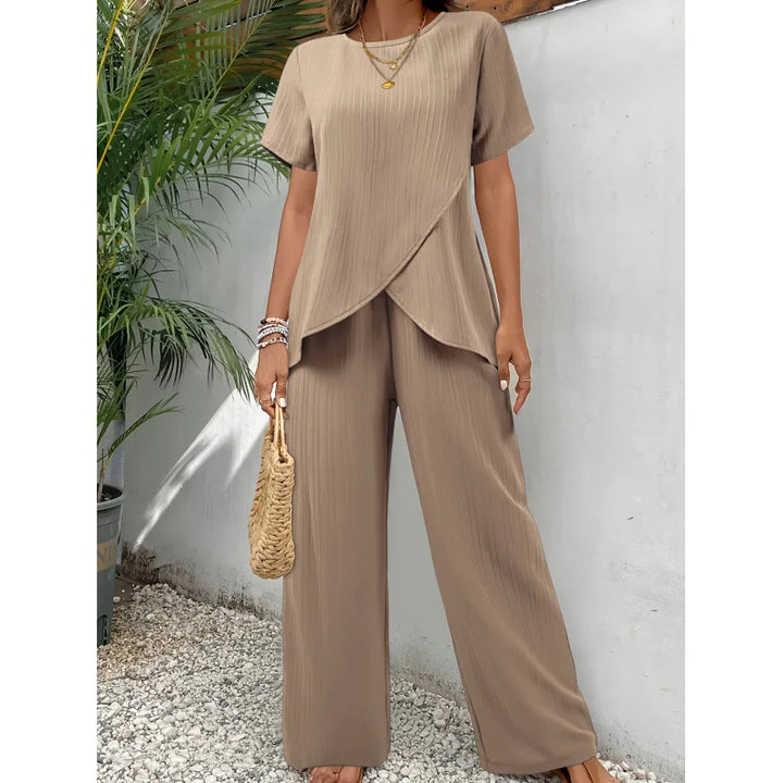 Lorrina™ Elegantes weiches zweiteiliges Set