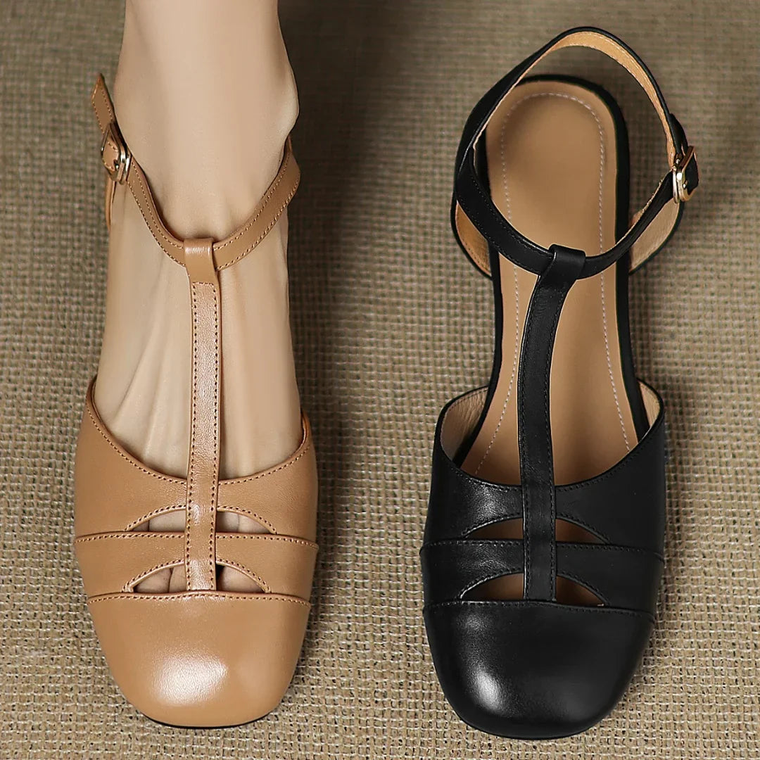 Isabella | Flats de Cuero Trenzado