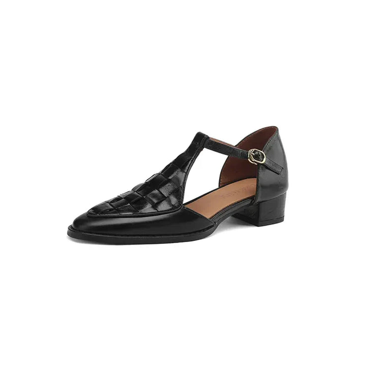Celeste | Tacones Vintage con Correa