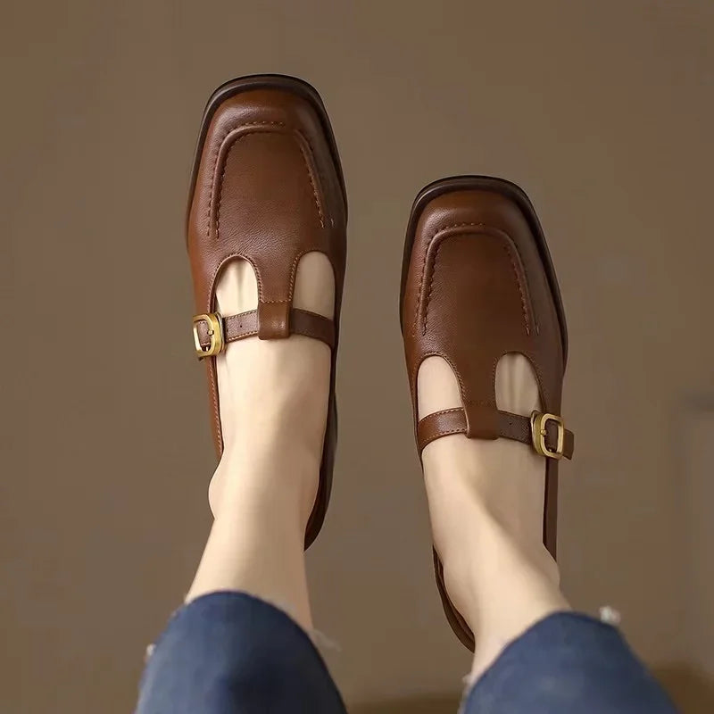 Selvana | Zapatos Elegantes con Correa en T