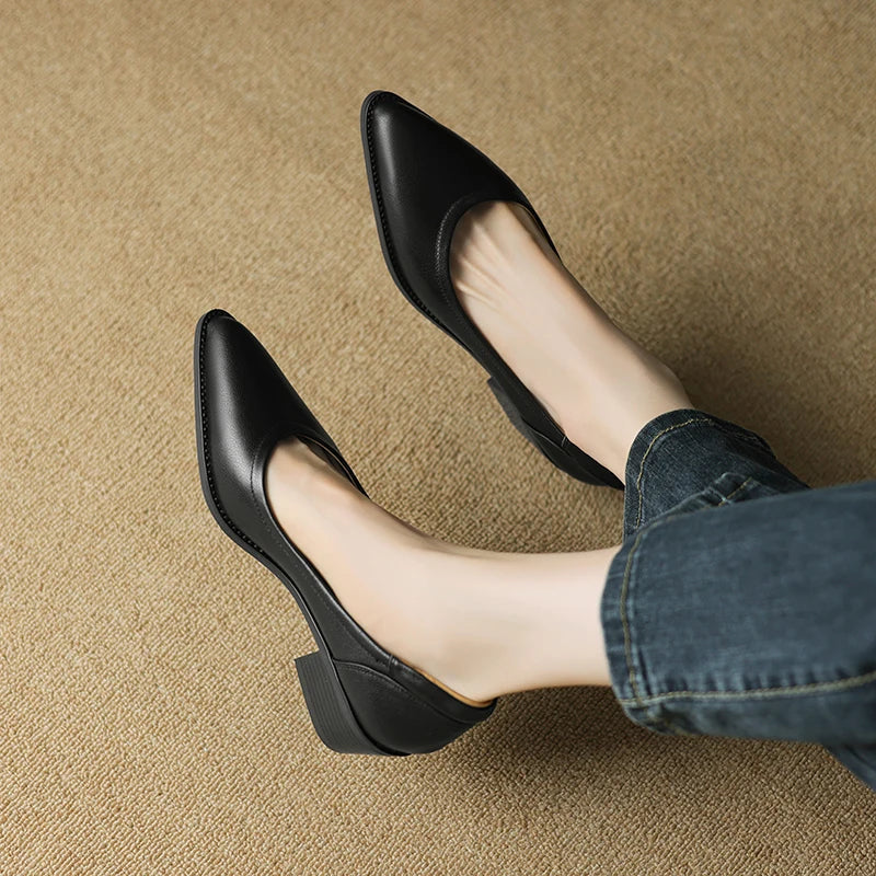 Michela | Chaussures élégantes à talon moyen