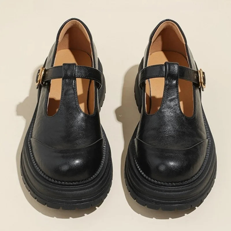 Luna | Zapatos Clásicos con Tira en T