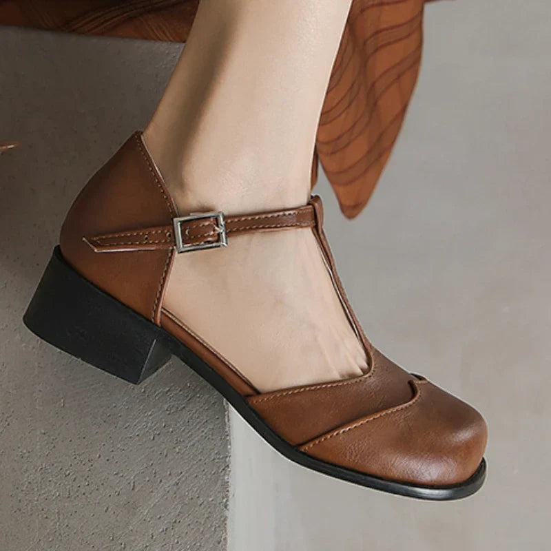 Margaux | Zapatos de Cuero Texturizado