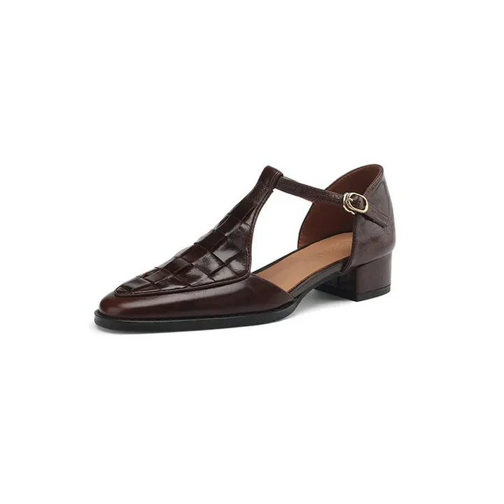 Celeste | Tacones Vintage con Correa