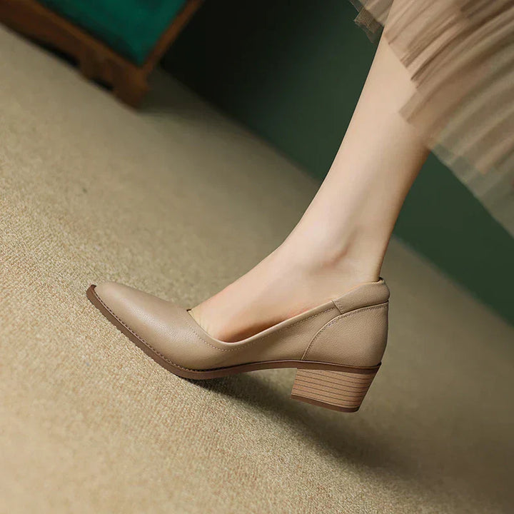 Michela | Chaussures élégantes à talon moyen