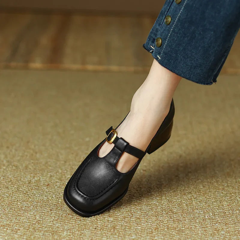 Selvana | Zapatos Elegantes con Correa en T