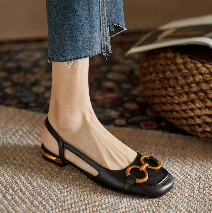 Mathilda | Escarpins à Bride Arrière de Luxe