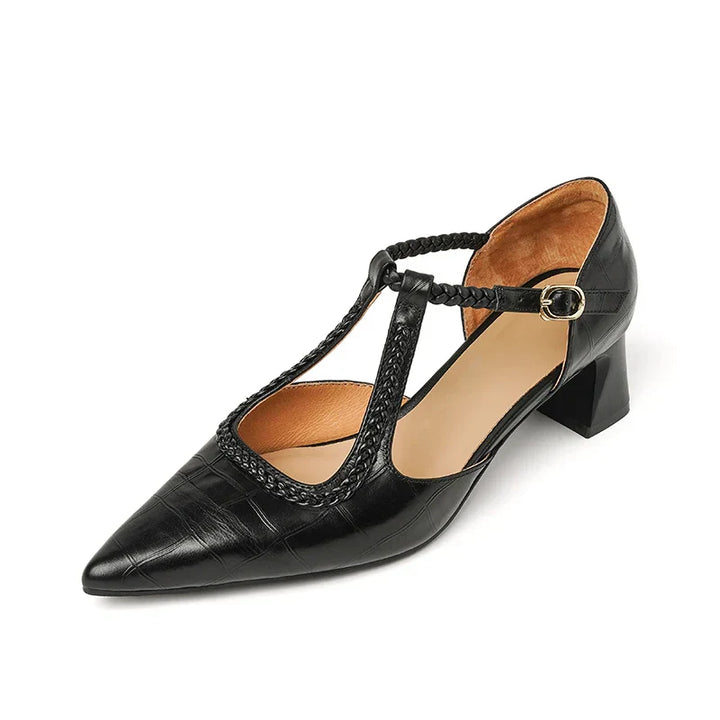 Josephine | Tacones Clásicos de Cuero