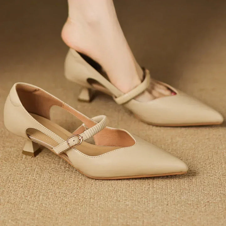 AVANI GENUINE LEATHER HEELS