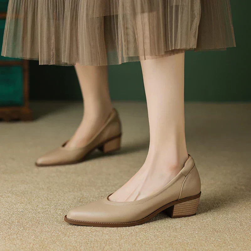 Michela | Chaussures élégantes à talon moyen