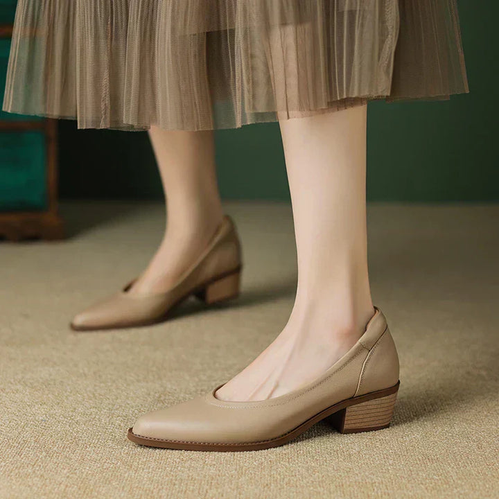 Michela | Chaussures élégantes à talon moyen