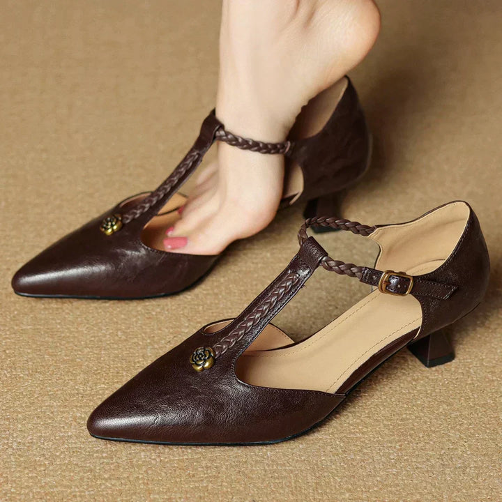 Kathy | Sandalias Elegantes de Cuero