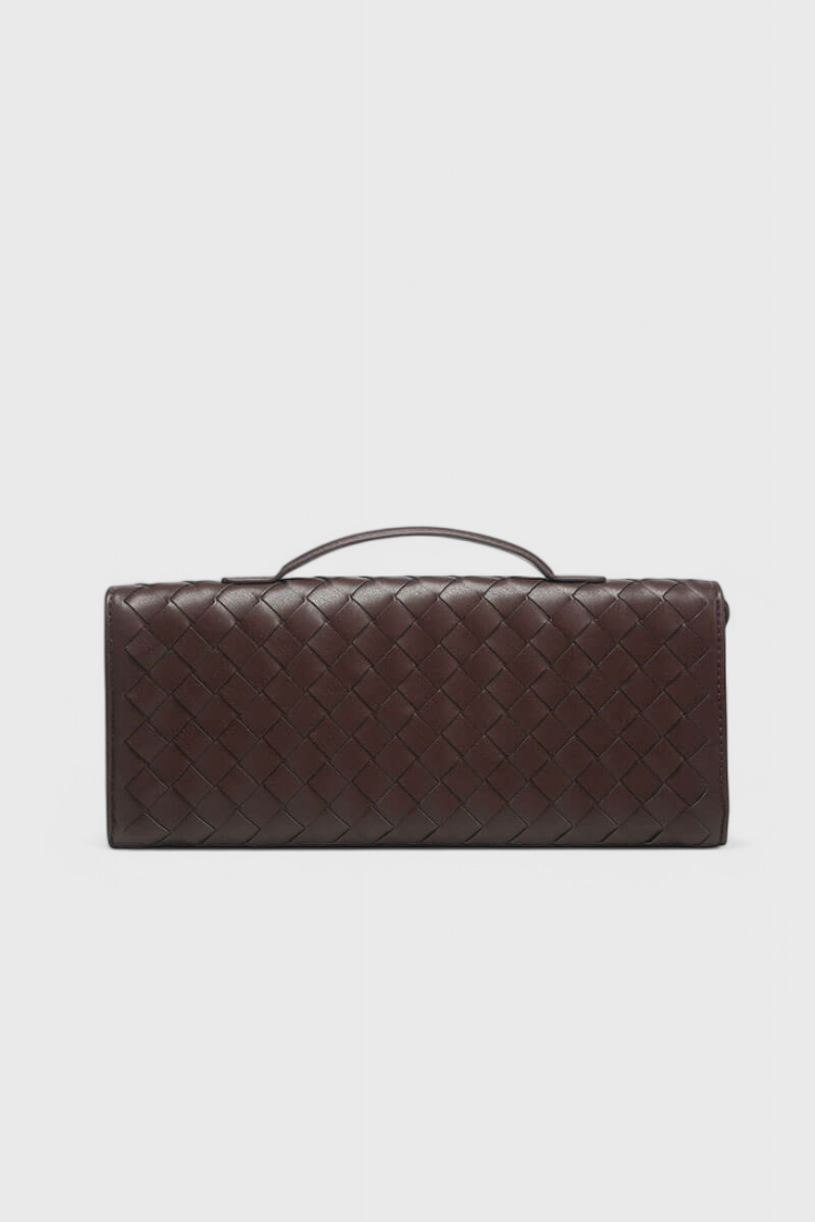 Sac pochette Mélanie avec détail nœud doré