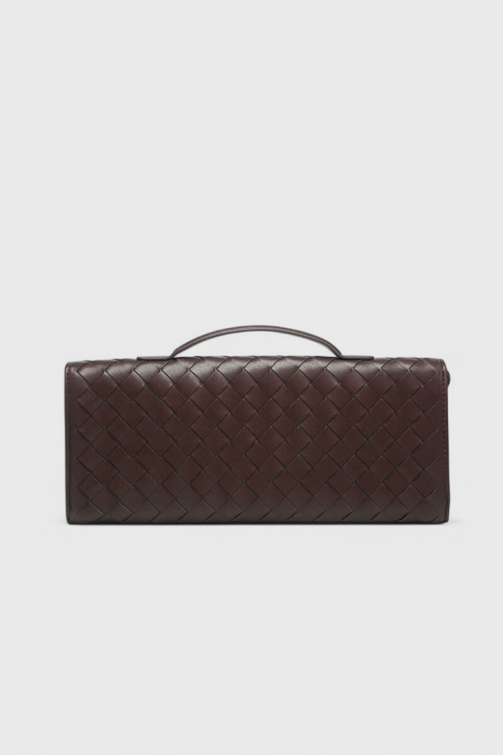 Sac pochette Mélanie avec détail nœud doré