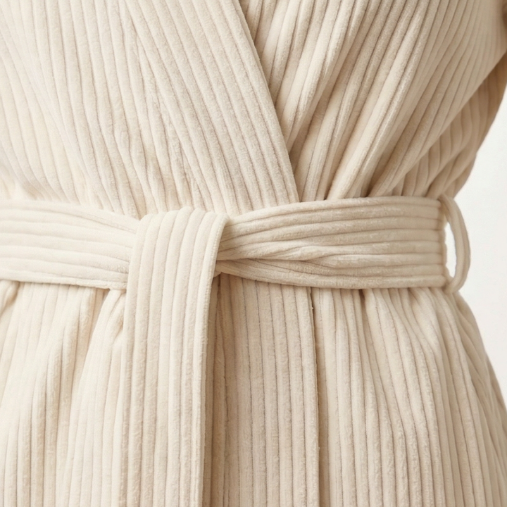 Full Length Velvet Robe for Women - Soft Wrap Style Loungewear