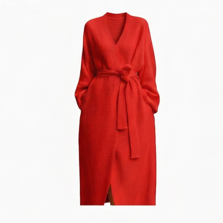 Full Length Velvet Robe for Women - Soft Wrap Style Loungewear