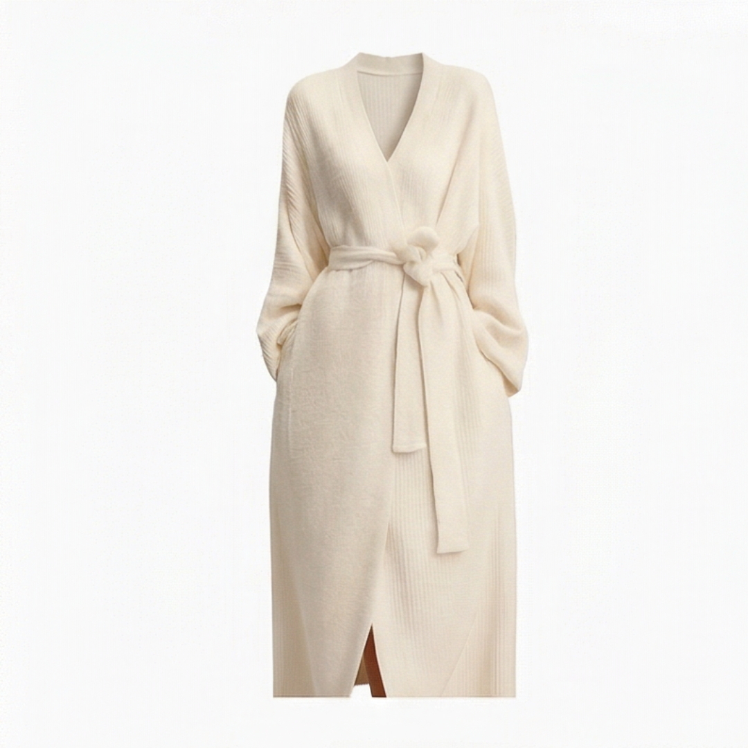 Full Length Velvet Robe for Women - Soft Wrap Style Loungewear