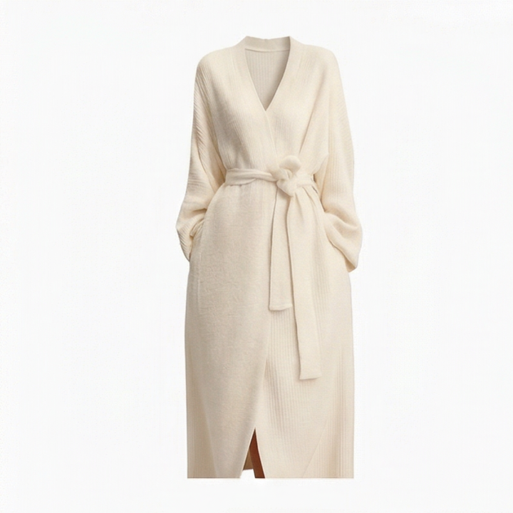 Full Length Velvet Robe for Women - Soft Wrap Style Loungewear