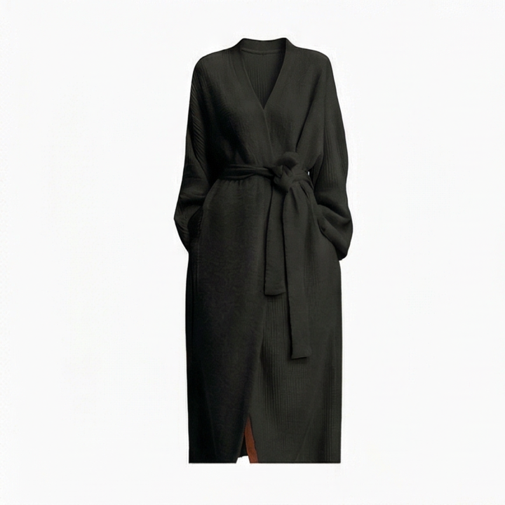 Full Length Velvet Robe for Women - Soft Wrap Style Loungewear