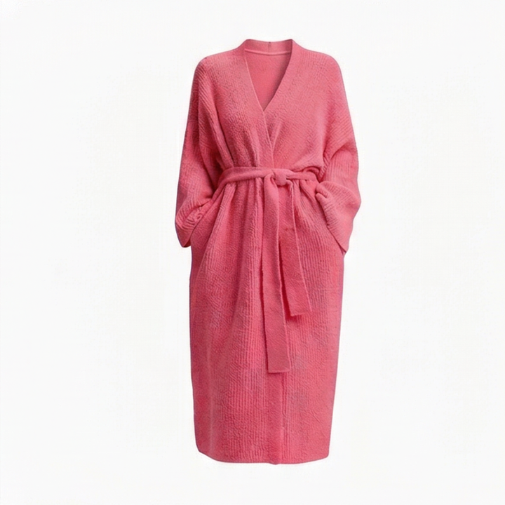 Full Length Velvet Robe for Women - Soft Wrap Style Loungewear