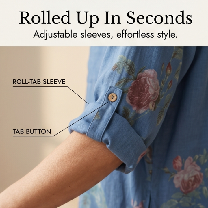 Rosalie™ – Floral Shirt Dress