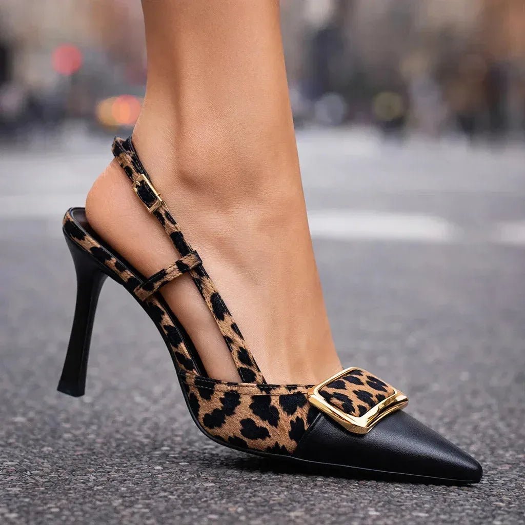 JADA MARIE LEOPARD HEELS