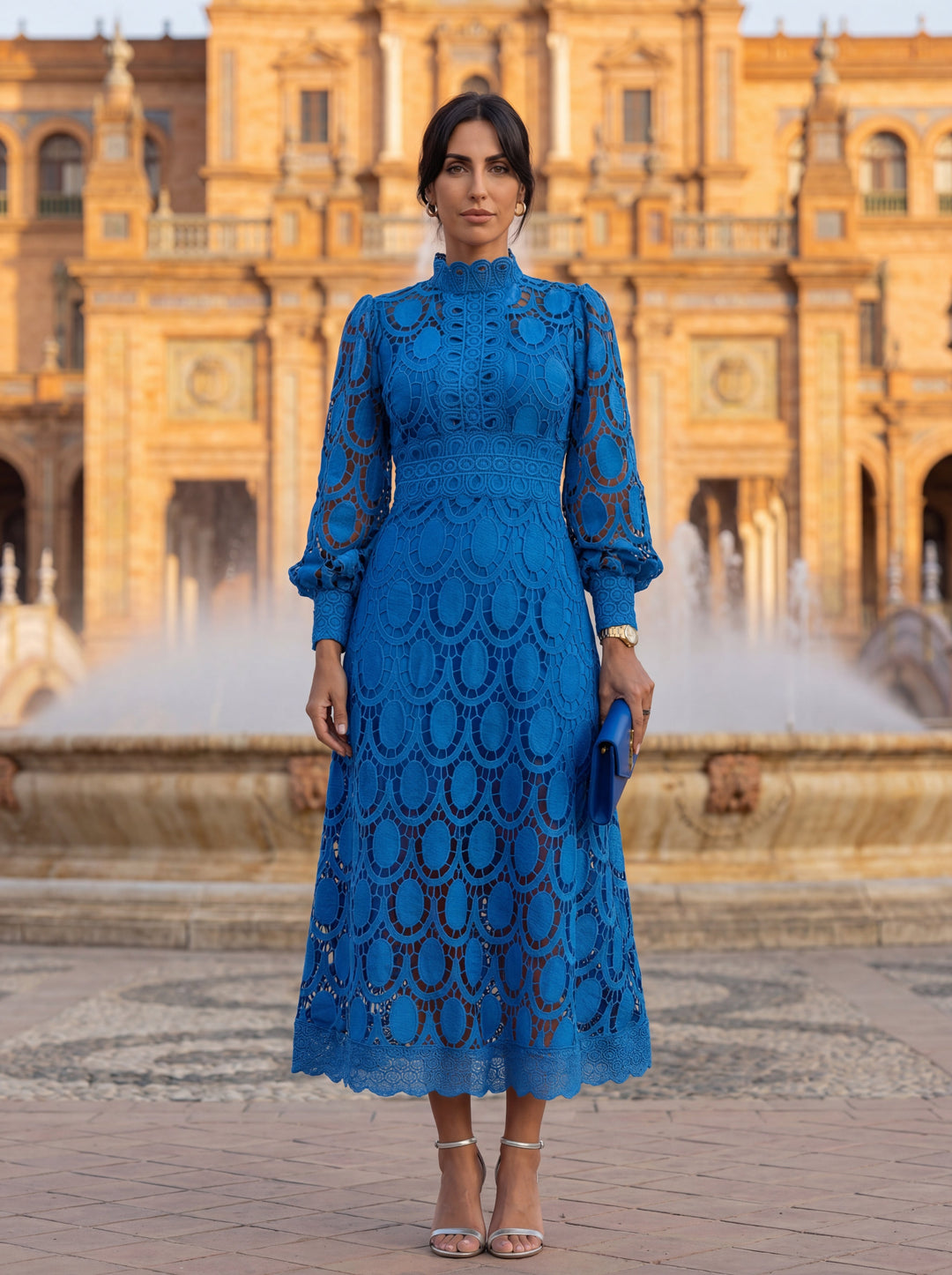 Carmona | Langärmeliges Rollkragenkleid