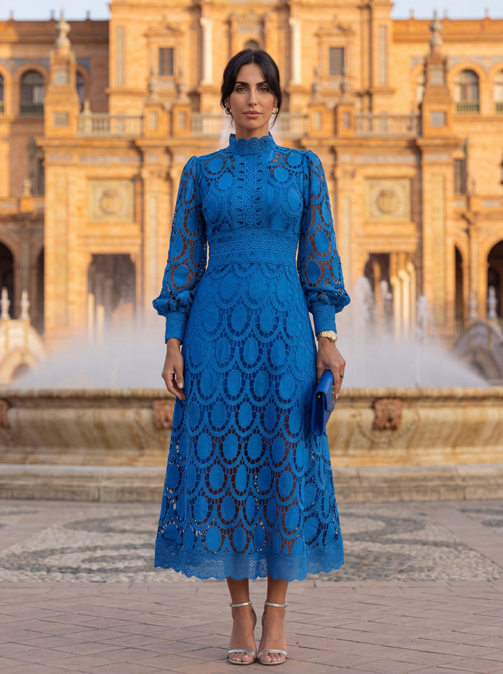 Carmona | Langärmeliges Rollkragenkleid