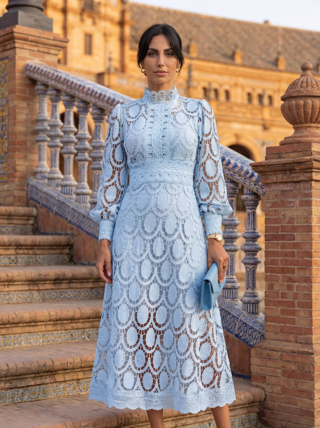 Carmona | Langärmeliges Rollkragenkleid