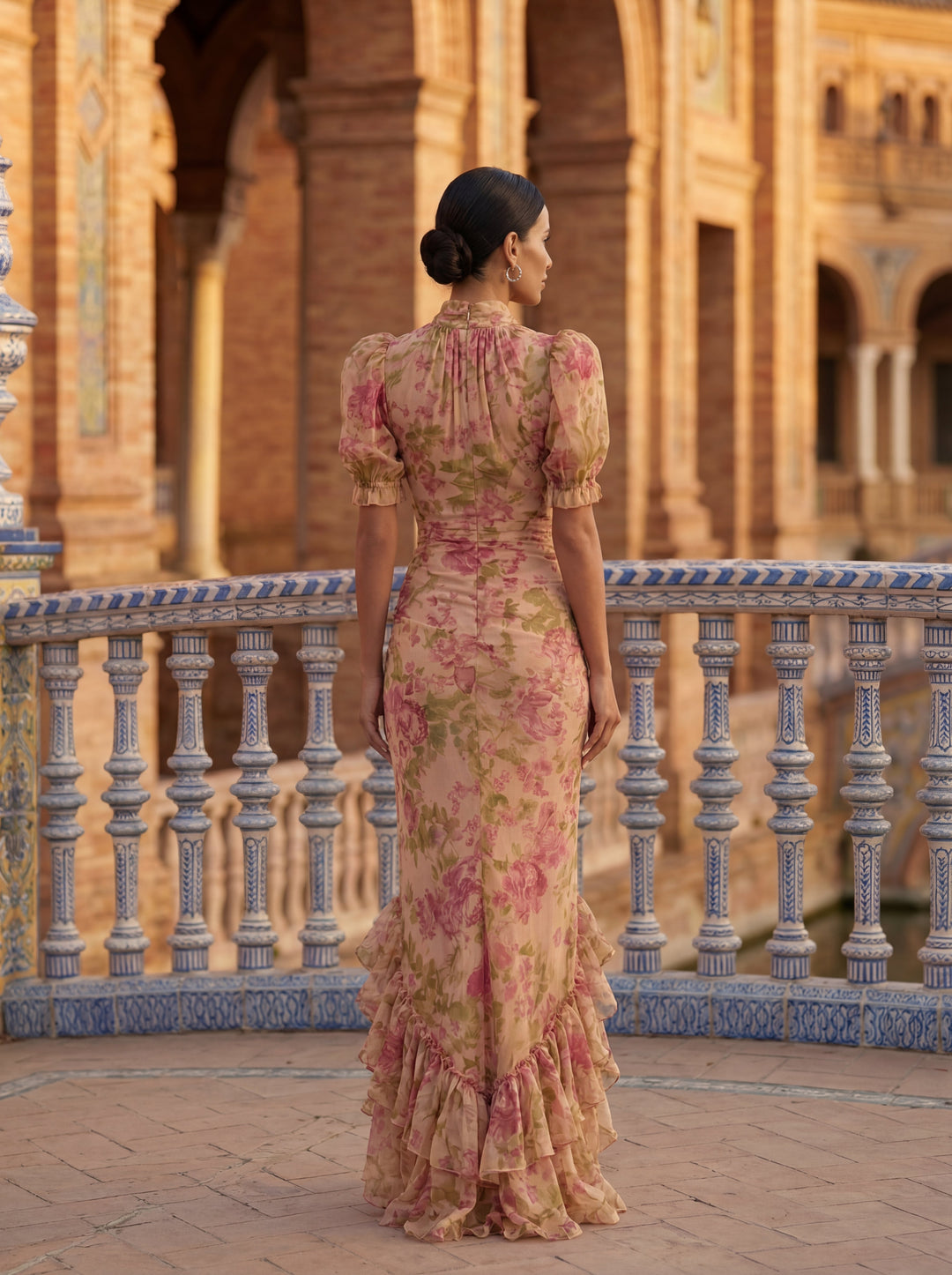 Rosario | Maxikleid mit Blumenmuster