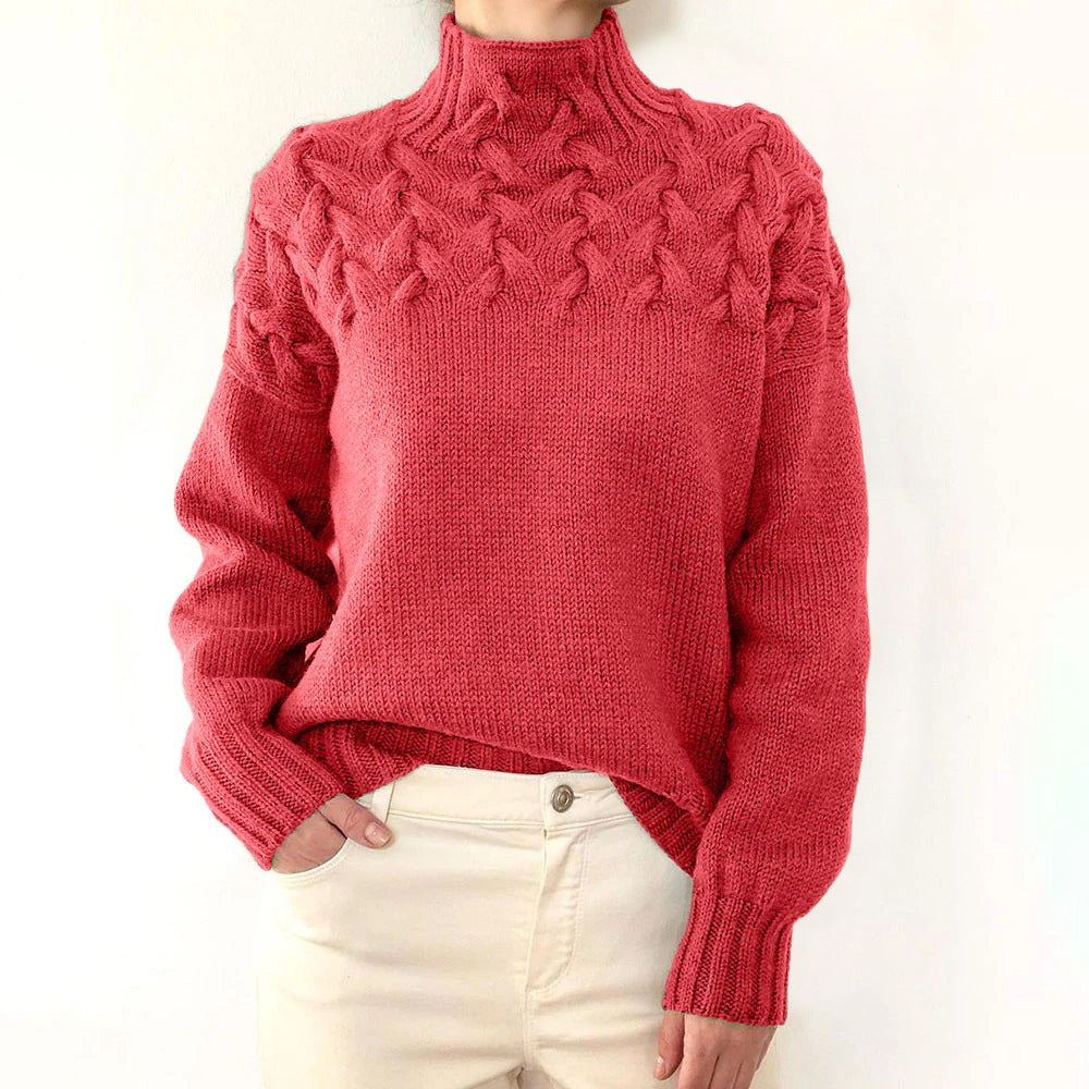 Elena | Cuello Alto Tejido y Cálido