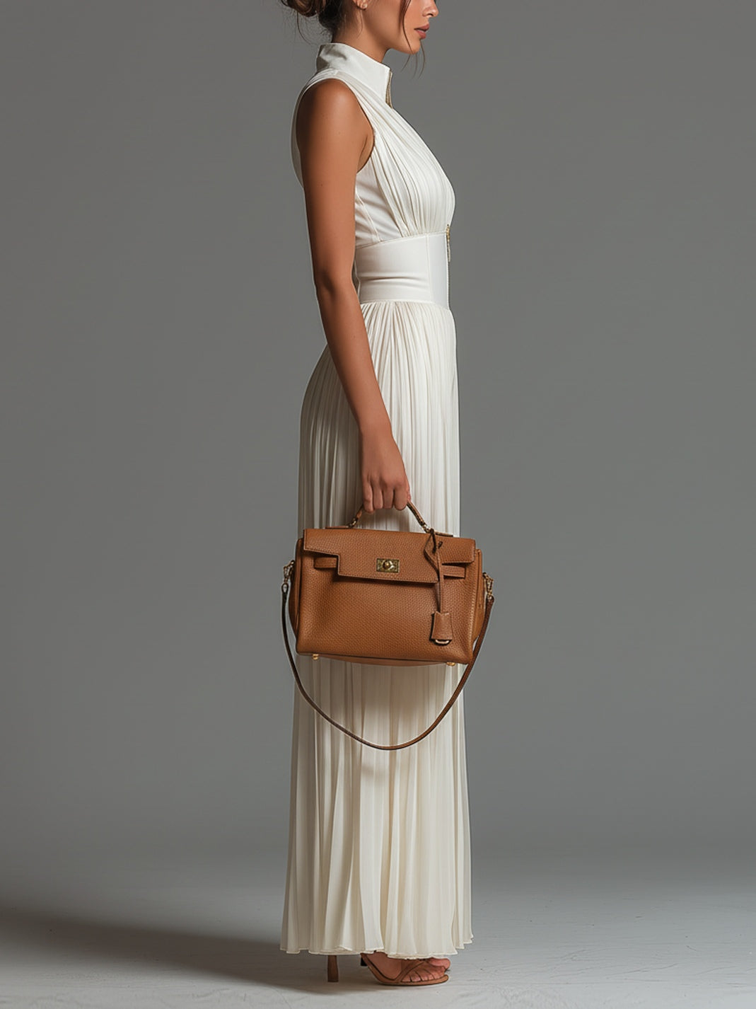 Mia – Faltenreicher Chiffon-Jumpsuit für Damen