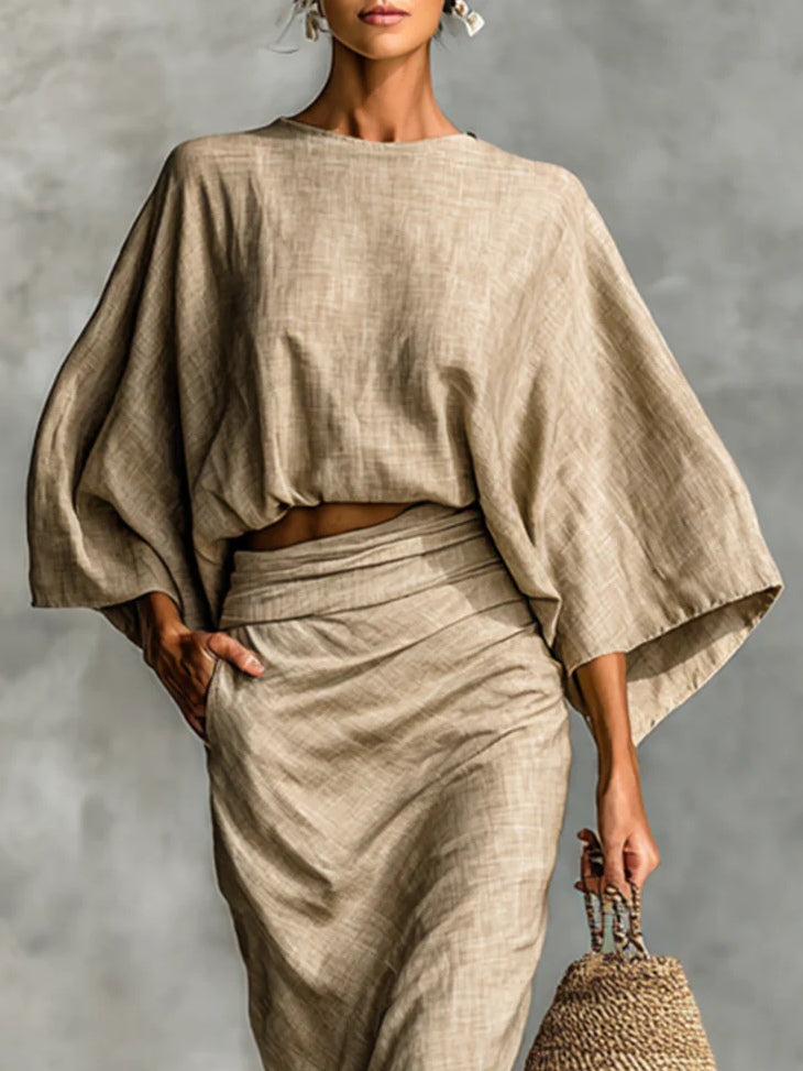 Giulia – Elegantní dvoudílný set se sukní