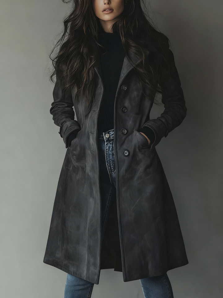 Teresa | Classic Trench Coat in Vintage Look