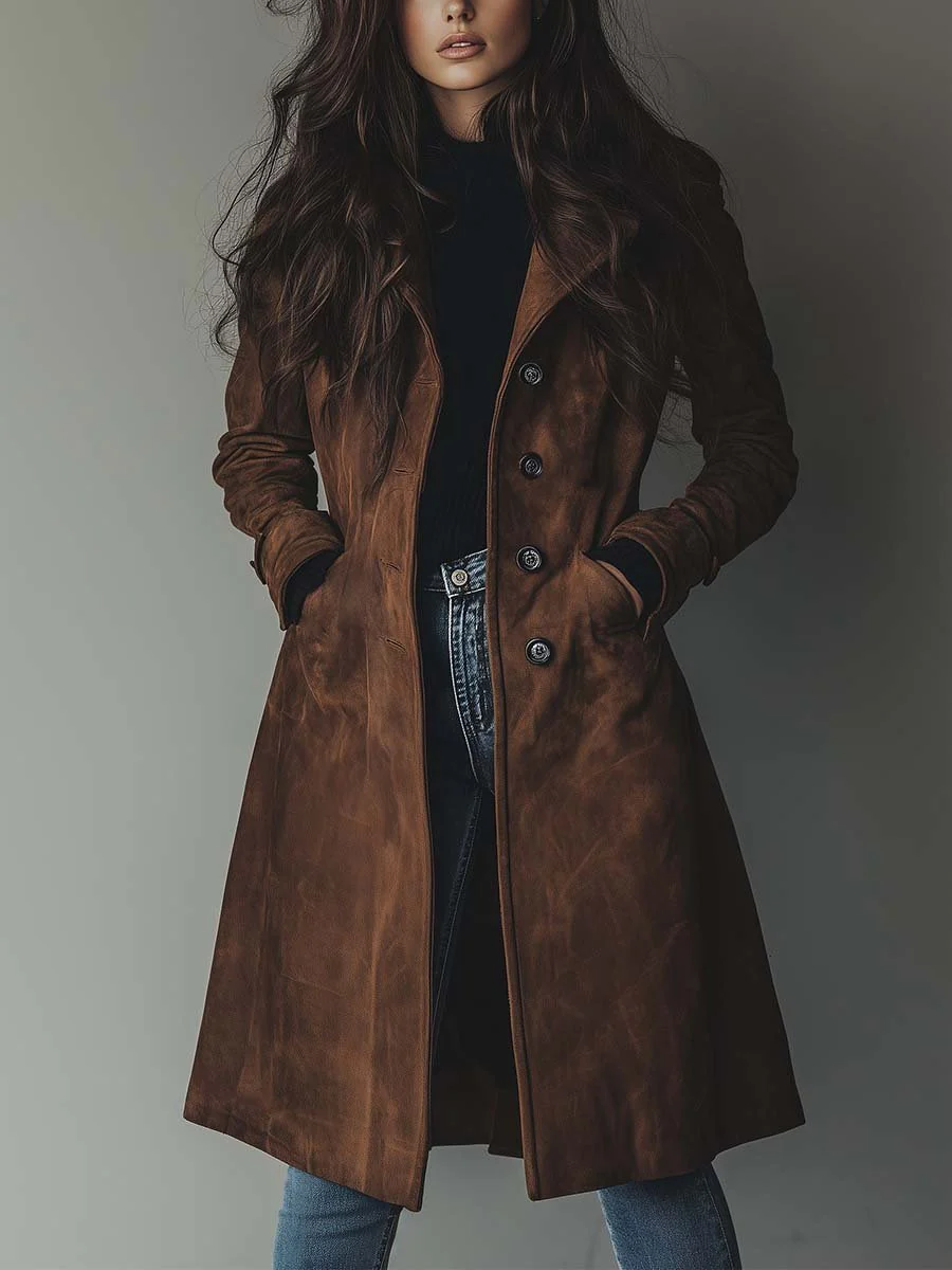 Teresa | Classic Trench Coat in Vintage Look