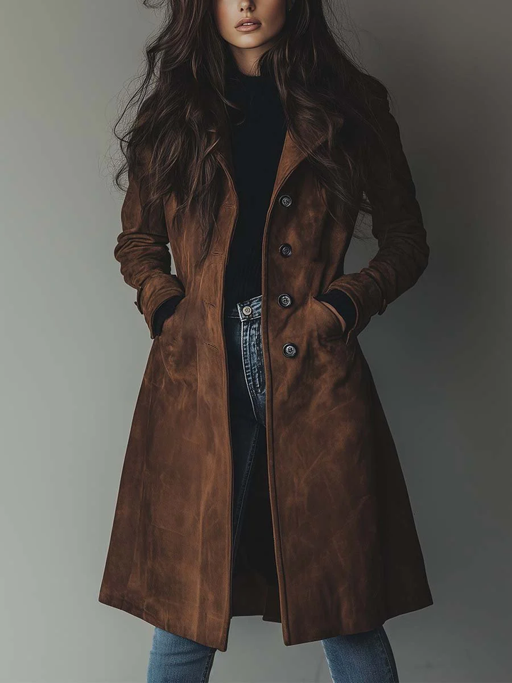 Teresa | Classic Trench Coat in Vintage Look