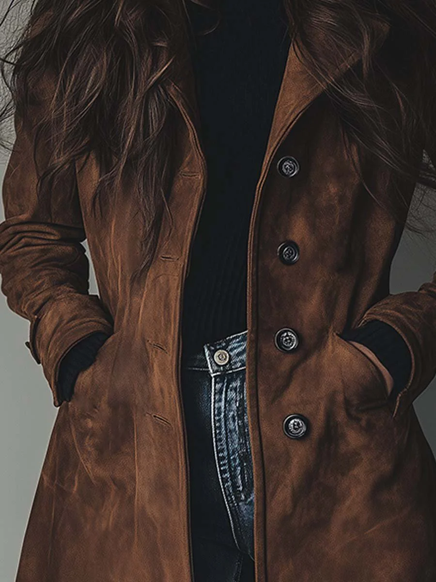 Teresa | Classic Trench Coat in Vintage Look